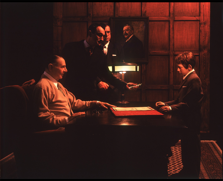 VATERBILDER | FATHERPICTURES - Part II - Der Vertrag / The contract- 2004 ©  Burkhard von Harder